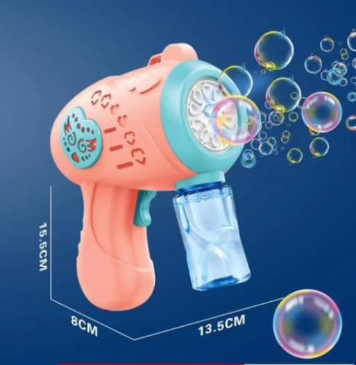 Khel Khilone Hub Magic Heart Bubble Gun Machine - Image 4