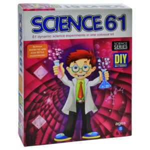 Science 61 DIY experiment kit for kids with hands-on STEM activities for learning chemistry and science concepts