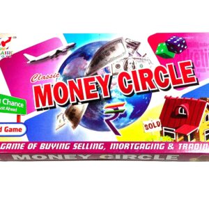 Money Circle classic business board game for kids and family learning property trading, buying and selling strategy game