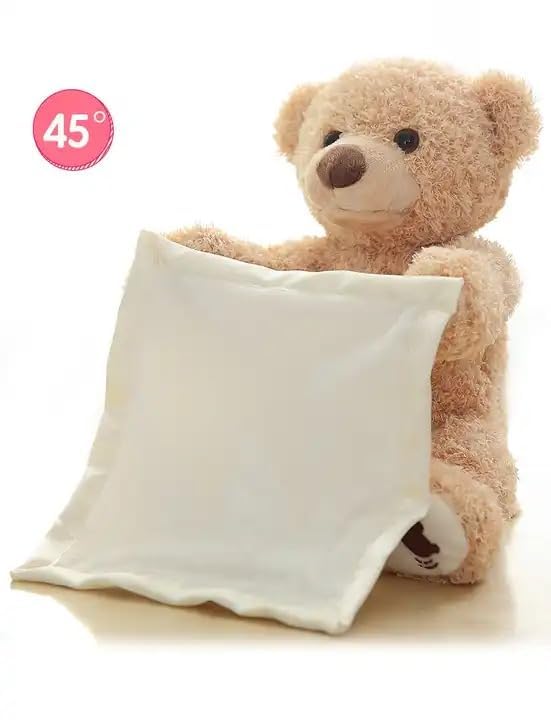 Peek-A-Boo Animated Plush Teddy Bear - Image 6