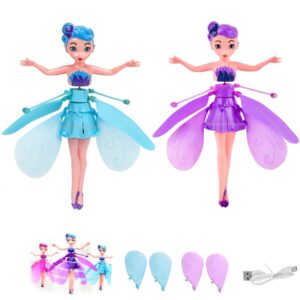 Hand-controlled flying fairy doll toy with sensor navigation and USB charging, Khel Khilone Hub