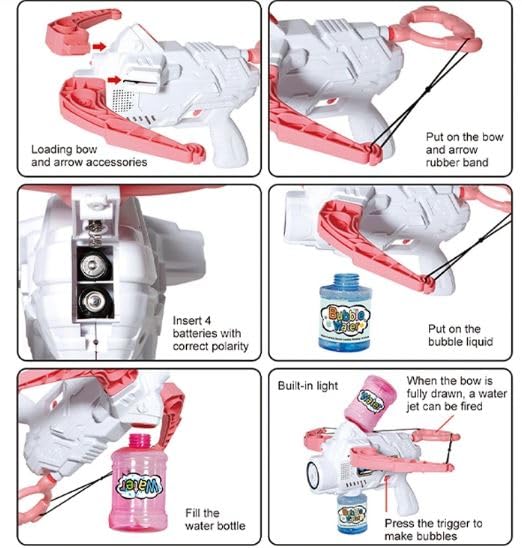 Turbo-Stream Bow and Arrow Bubble Gun - Image 4