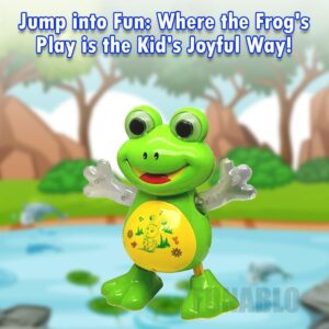 Interactive Dancing Frog Toy with Lights and Music for Kids, Khel Khilone Hub