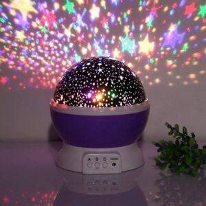 Starry Sky Rotating Night Light Projector, Khel Khilone Hub