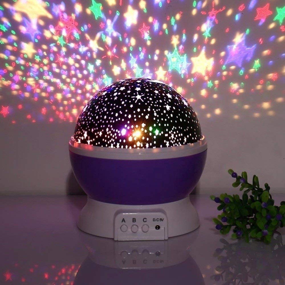 Starry Sky Rotating Night Light Projector, Khel Khilone Hub