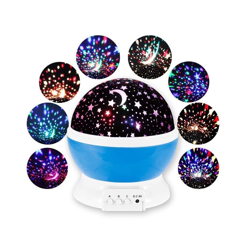 Starry Sky Rotating Night Light Projector - Image 3