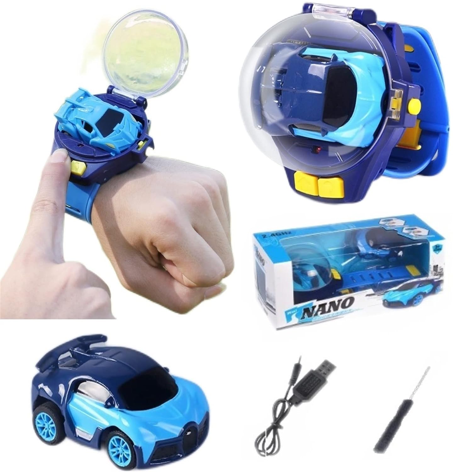 Wrist-Go Mini Remote Control Car Watch, Khel Khilone Hub