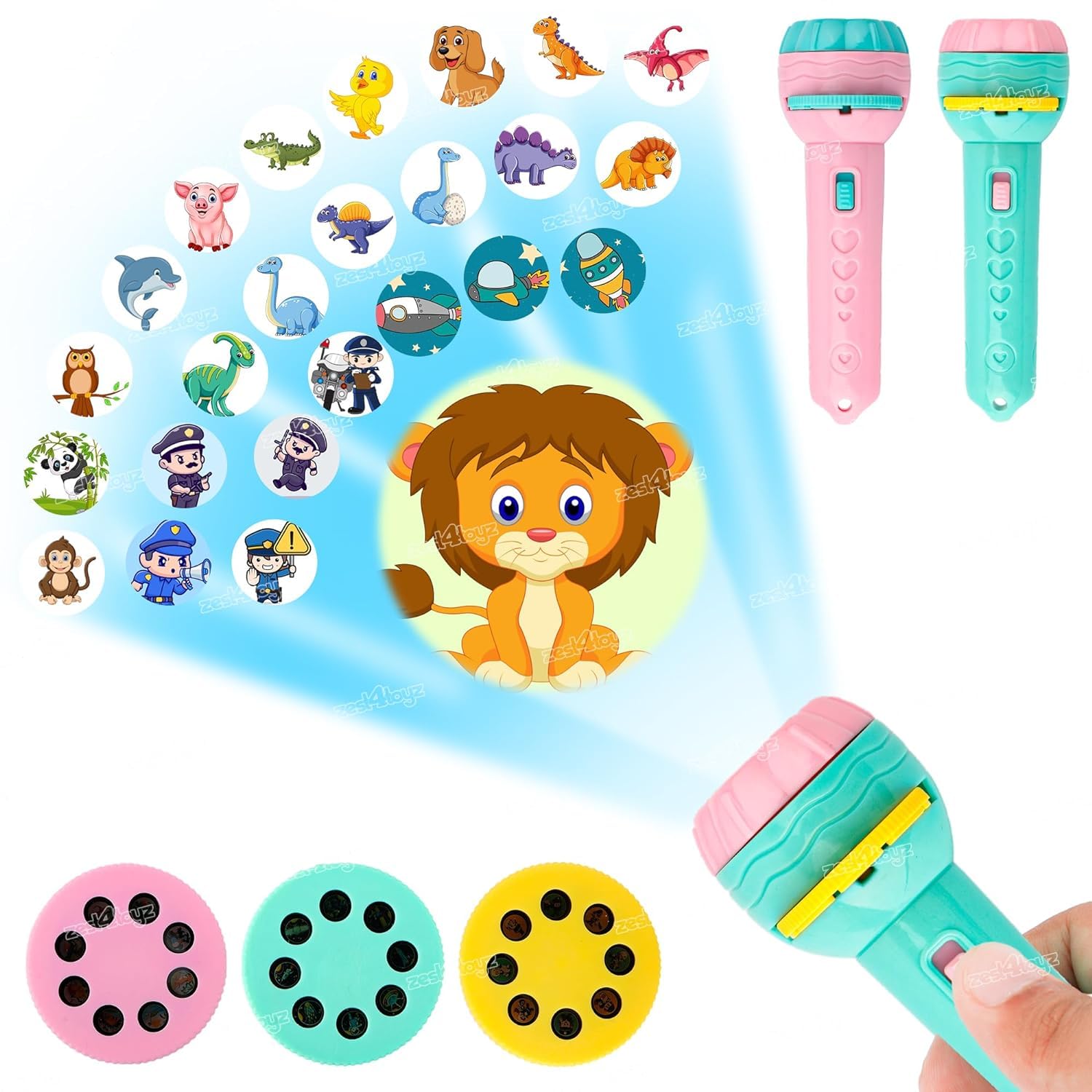 Magic Story Projection Flashlight for Kids, Khel Khilone Hub