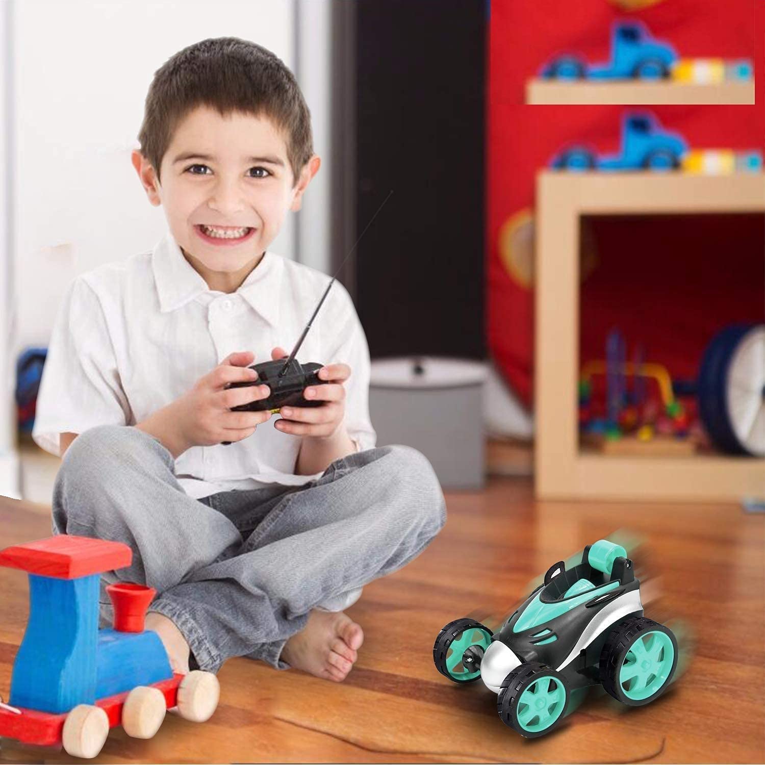 Thunder-Flip Remote Control Stunt Car, Khel Khilone Hub