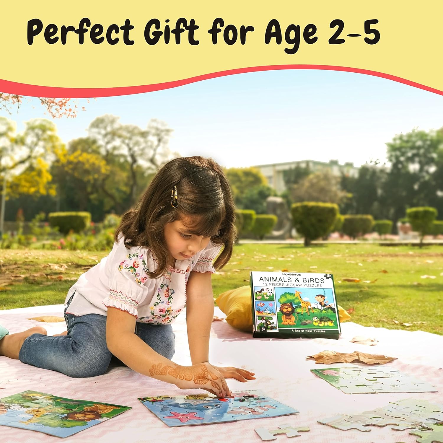 WONDRBOX Animal World: 4-Pack of 12-Piece Puzzles - Image 8